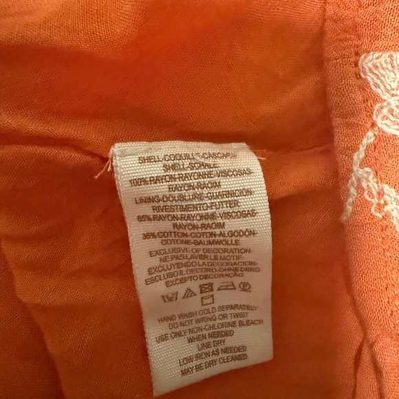 Free People Tangerine Embroidered Dress - Picture 5 of 8